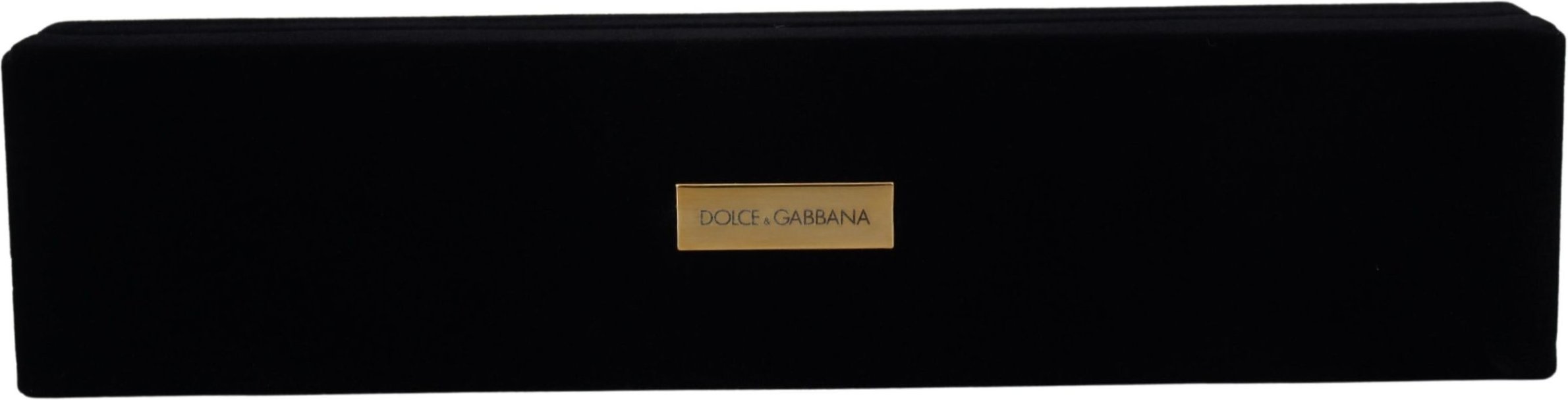 Dolce & Gabbana Elegante Samt Schmuckaufbewahrungsbox für Frauen