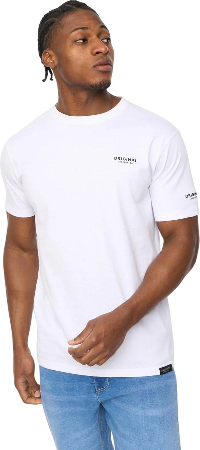 Crosshatch - "Allmoore" T-Shirt für Herren (Weiß)