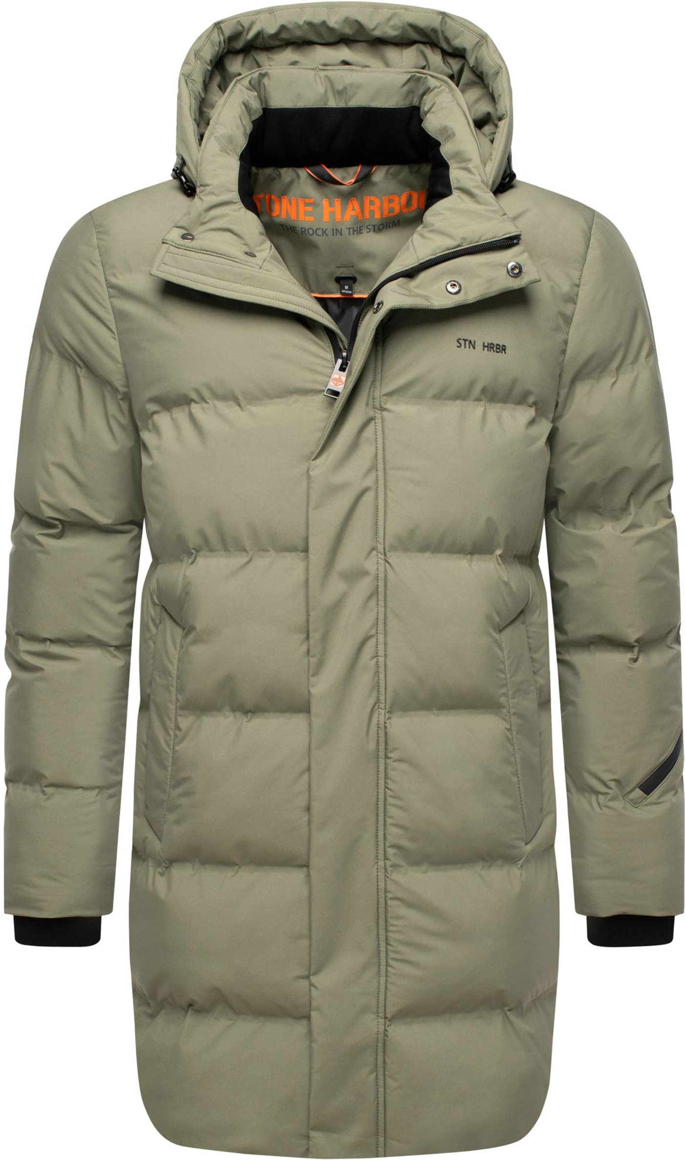 Stone Harbour Herren Wintermantel Thadeek mit abnehmbarer Kapuze & Magnettaschen