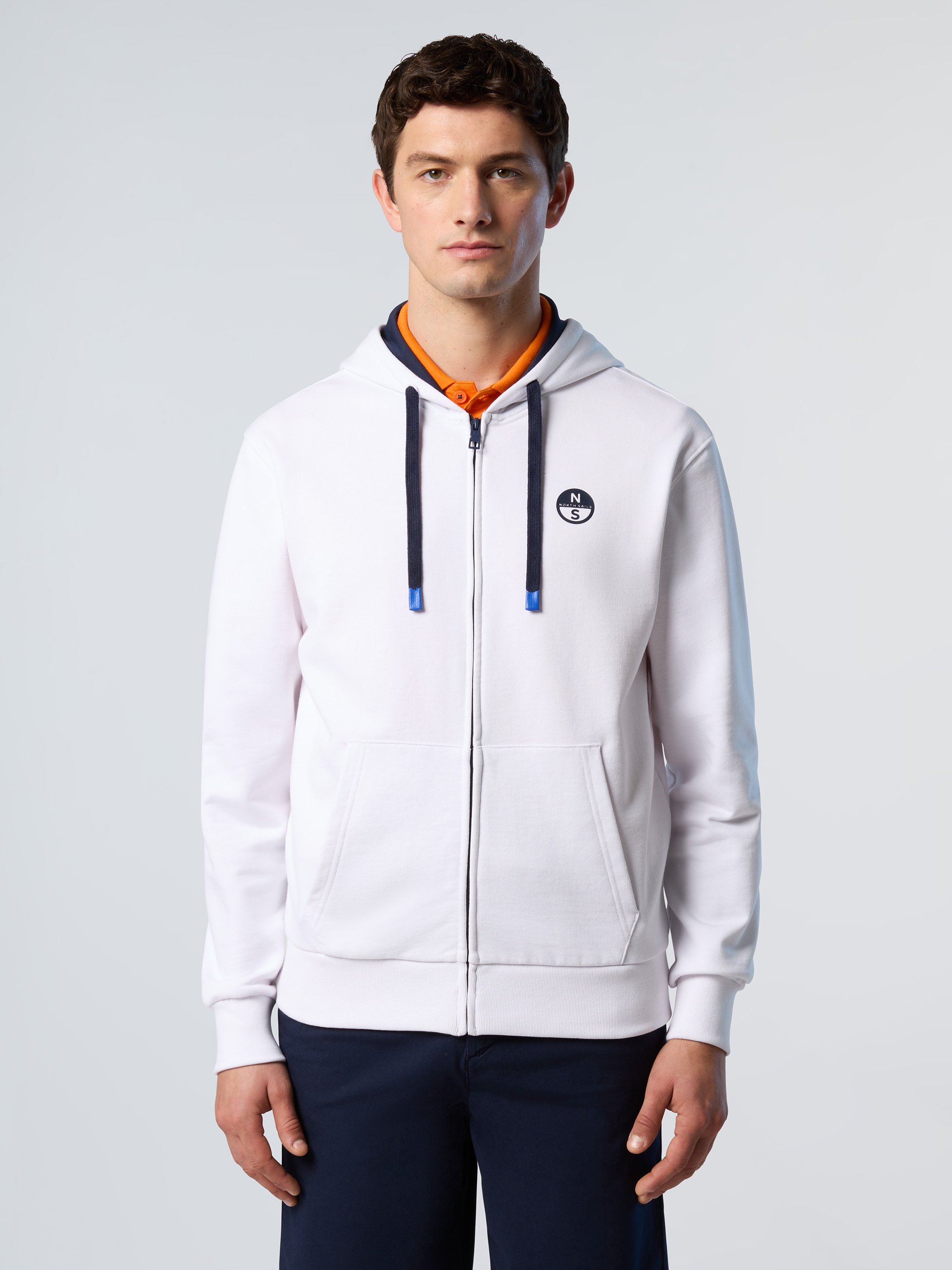 Thumbnail - North Sails Kapuzenpullover Durchgehender Reißverschluss mit Logo-Patch