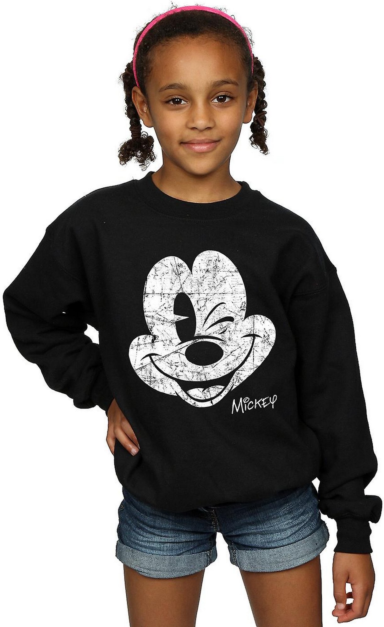 Disney - Sweatshirt für Mädchen (Schwarz)