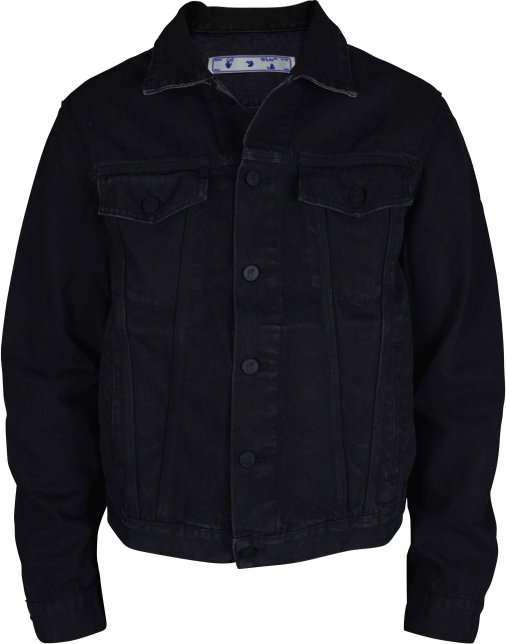 Off-White Jeansjacke Schwarz