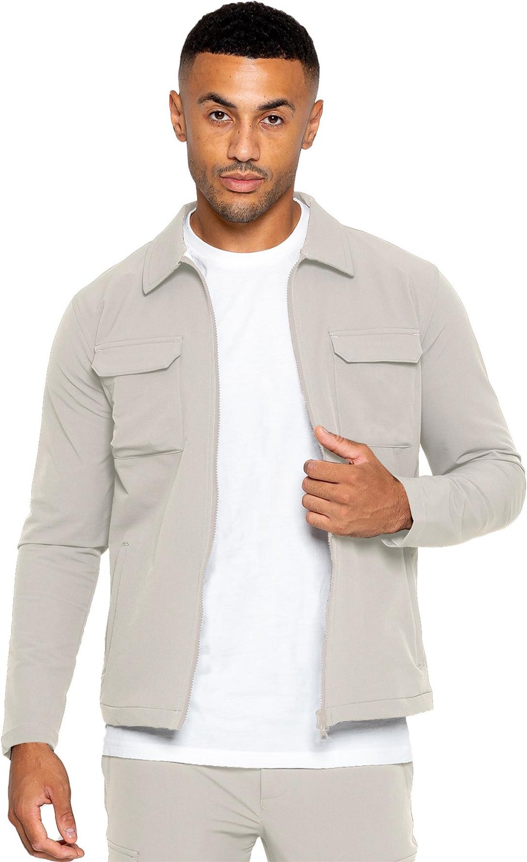 Enzo | Herren Cargo Shirtjacke
