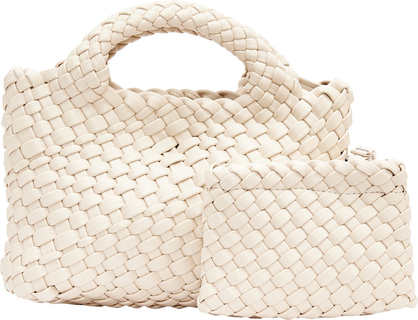 Thumbnail - Dreimaster Umhängetasche Frauen Wollweiß