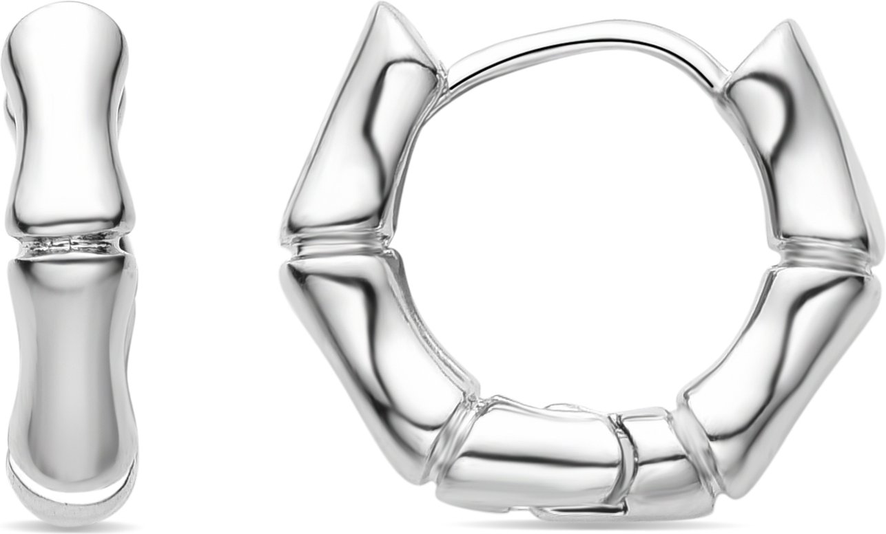 Luxenter Rhodium plattierte Brillant Zirkonia Ohrringe - Layen