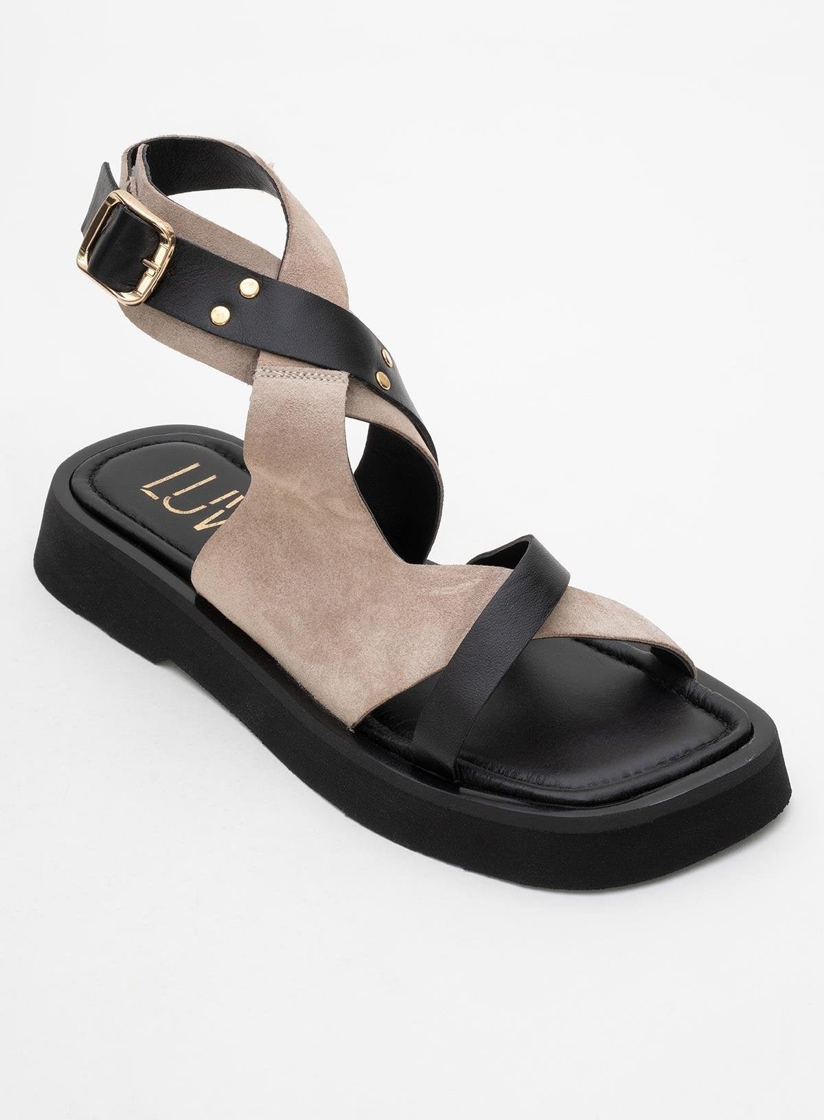 Minnea Wildleder Leder Sandale (Women)