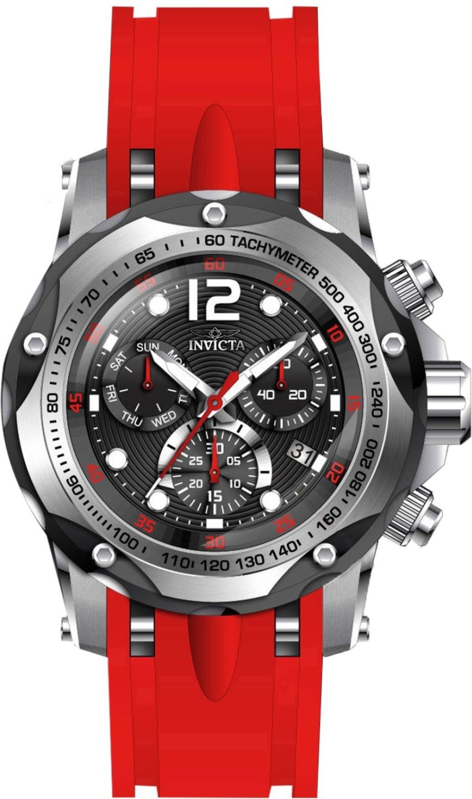 Thumbnail - Invicta Speedway 33934 Herrenuhr - 51mm
