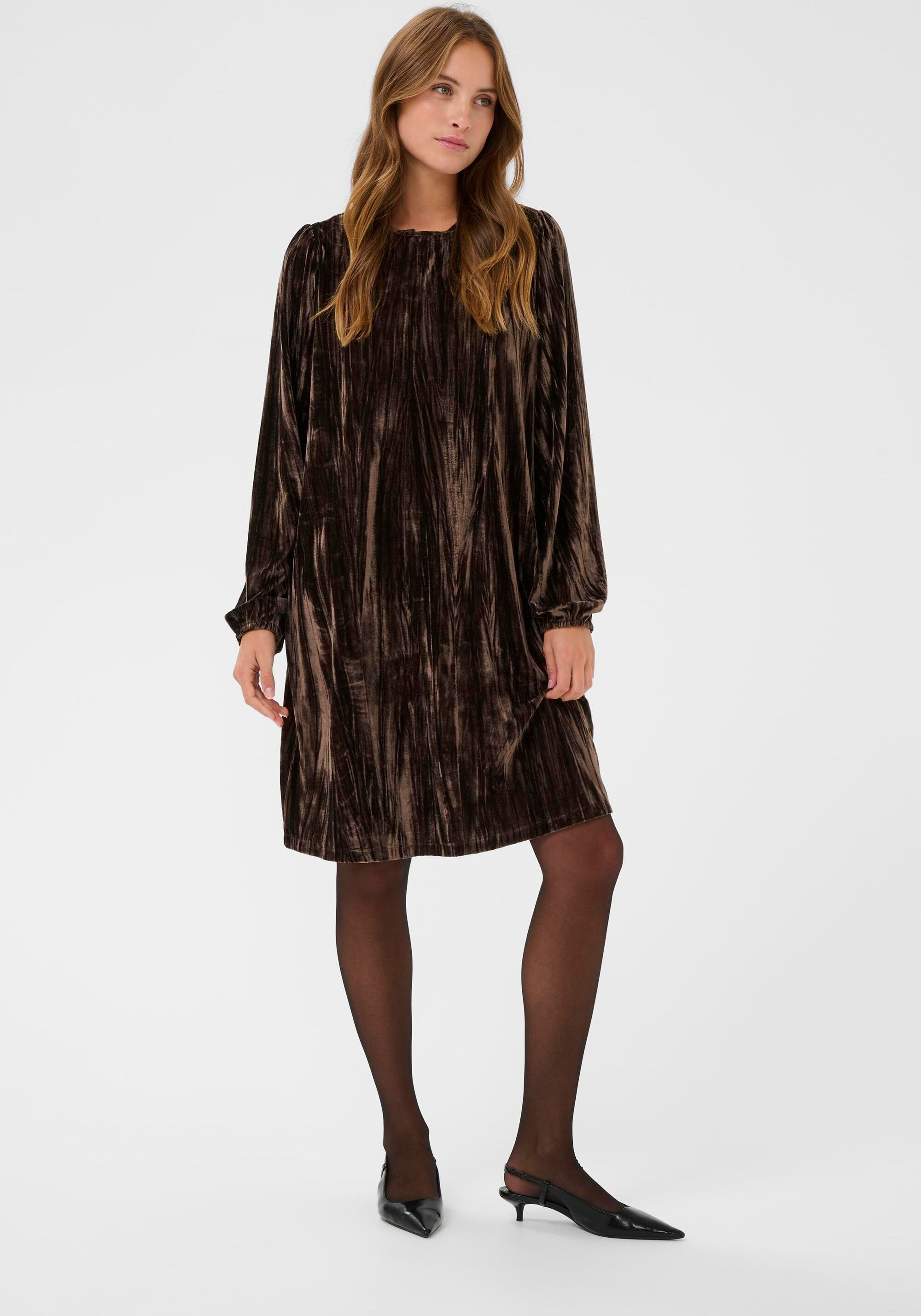 Jerseykleid KAelva Jerseykleid A-shape dark brown