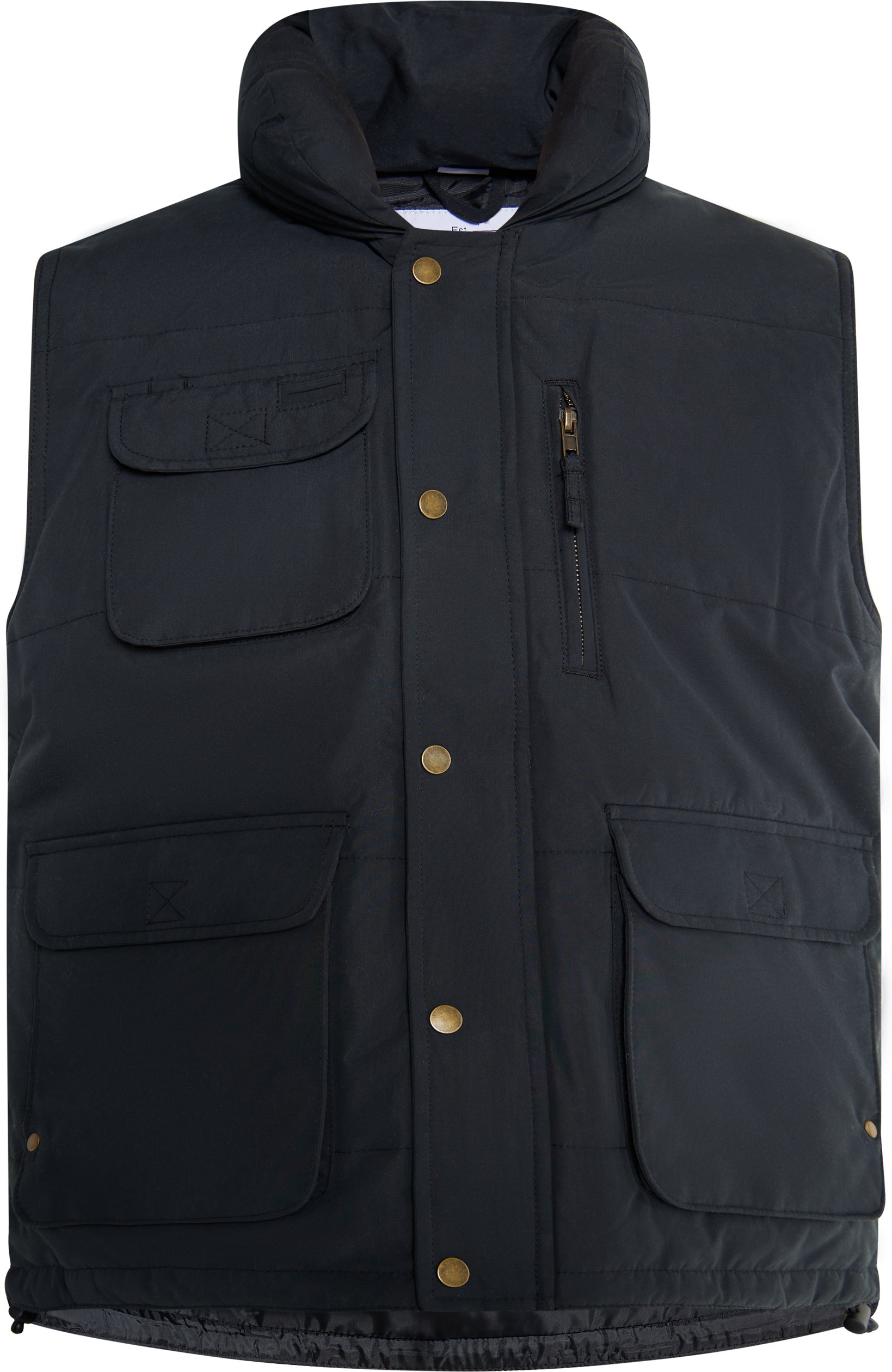 Mo Wattierte Weste Herren Schwarz