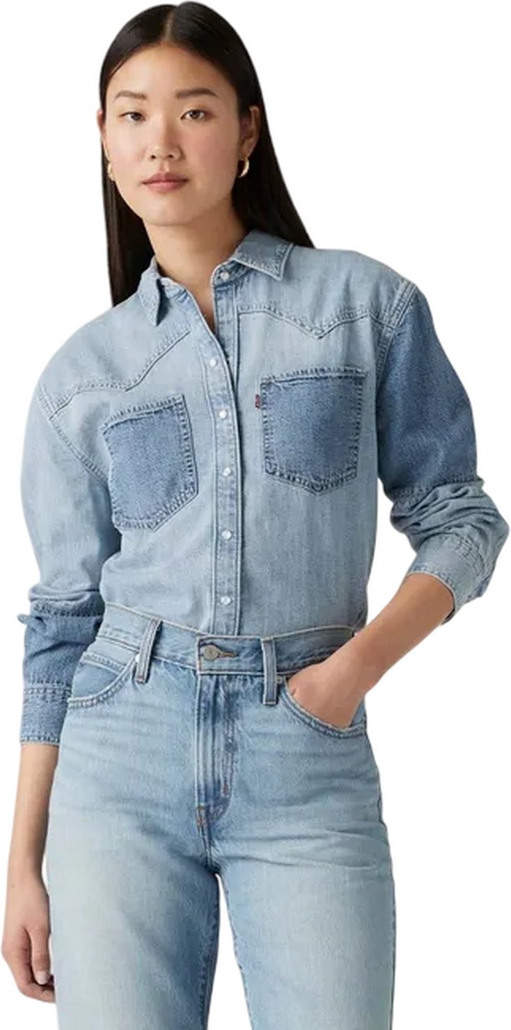 Levis - "Teodora" Hemd für Damen, Leicht, Denim (Hellblau)