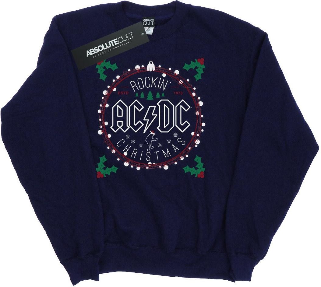 AC/DC - Sweatshirt für Mädchen (Marineblau)