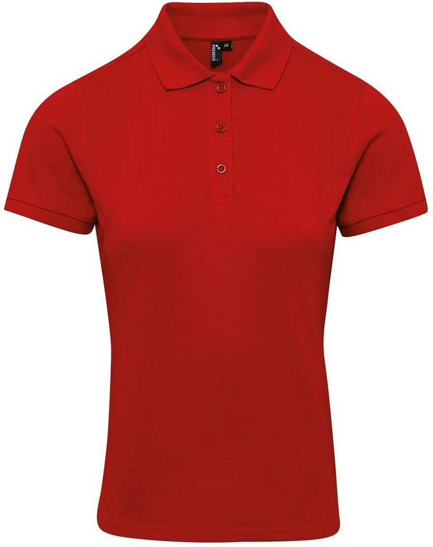 Premier - Poloshirt für Damen (Rot)