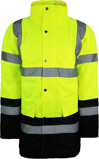 Dickies High Vissibility Autobahnsicherheit Zwei -Ton -Herrengelb Jacke