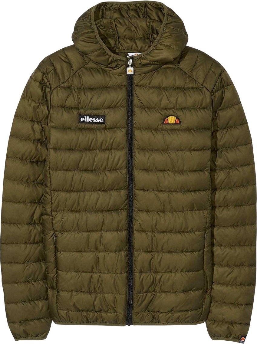 Ellesse Herren Lombardy Steppjacke (Khaki Grün)