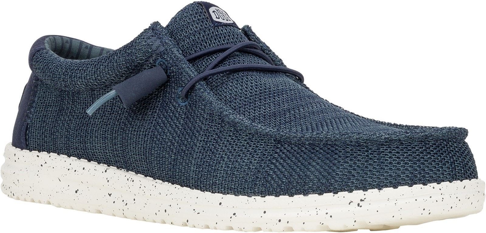 HEYDUDE Wally Stretch Mesh Polyester Herren Marine Bootsschuhe