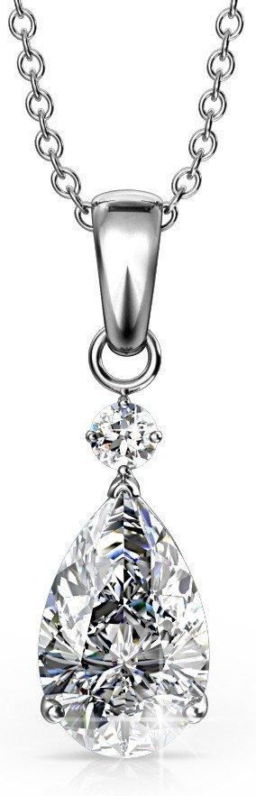 Prinzessinnen-Anhänger - Silber und Kristall