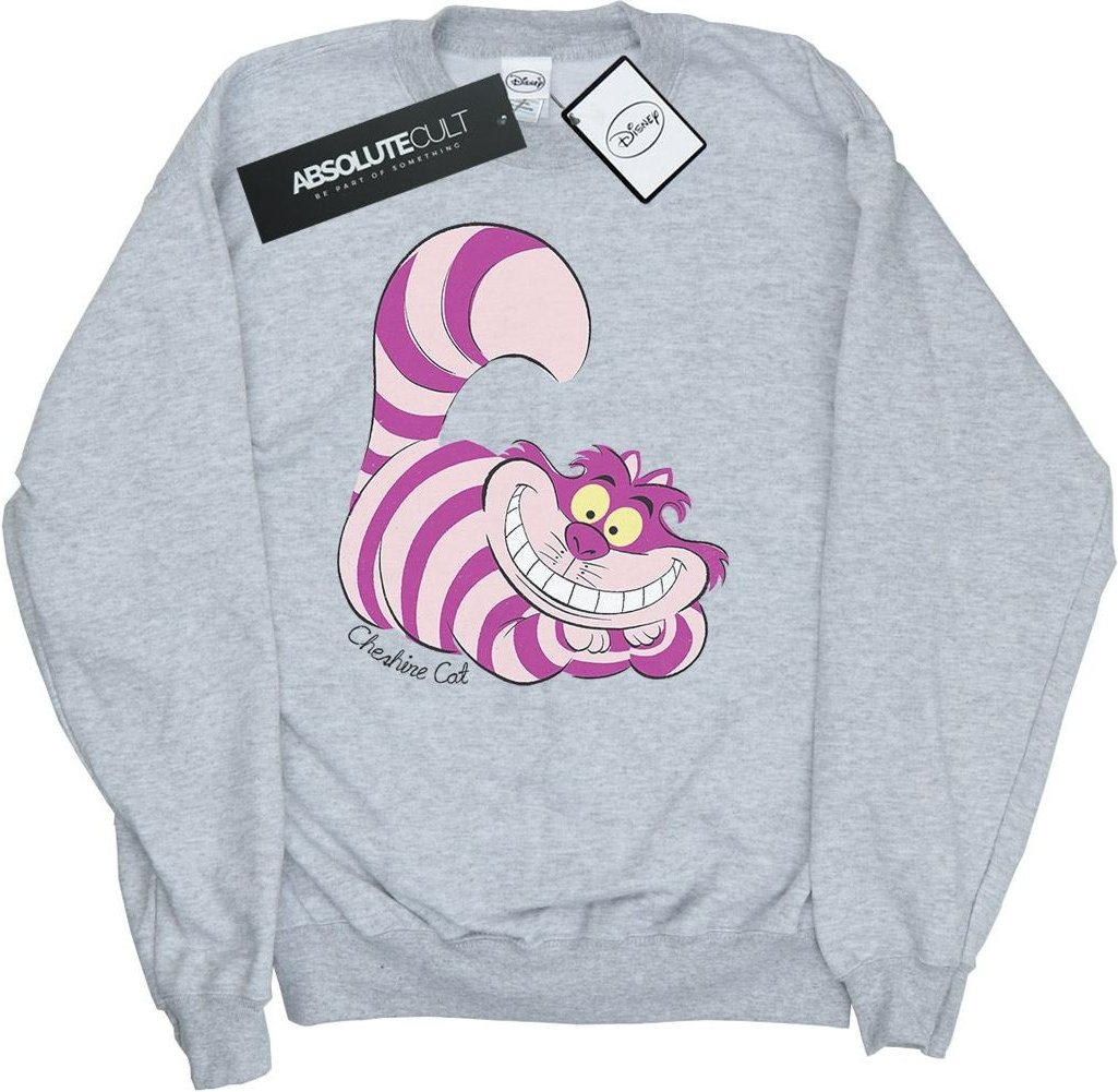 Disney - "Alice In Wonderland Cheshire Cat" Sweatshirt für Herren (Grau)