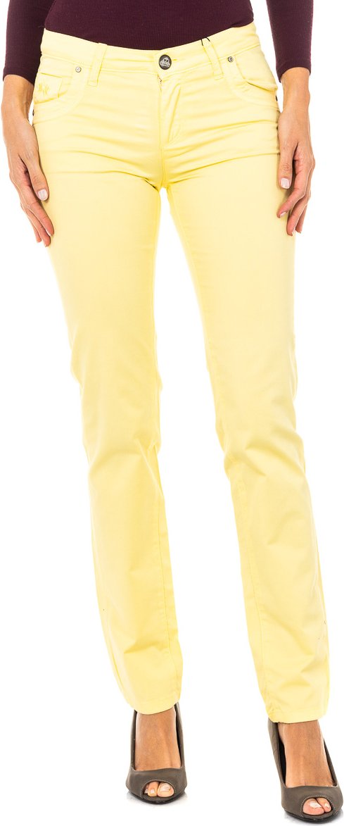 Elastische Stretch-Hose mit schmal geschnittenem Saum LWT006 woman