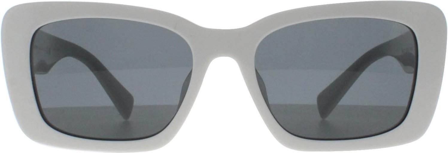 Miu Miu MU07YS 1425S0 weiß dunkelgrau Sonnenbrille
