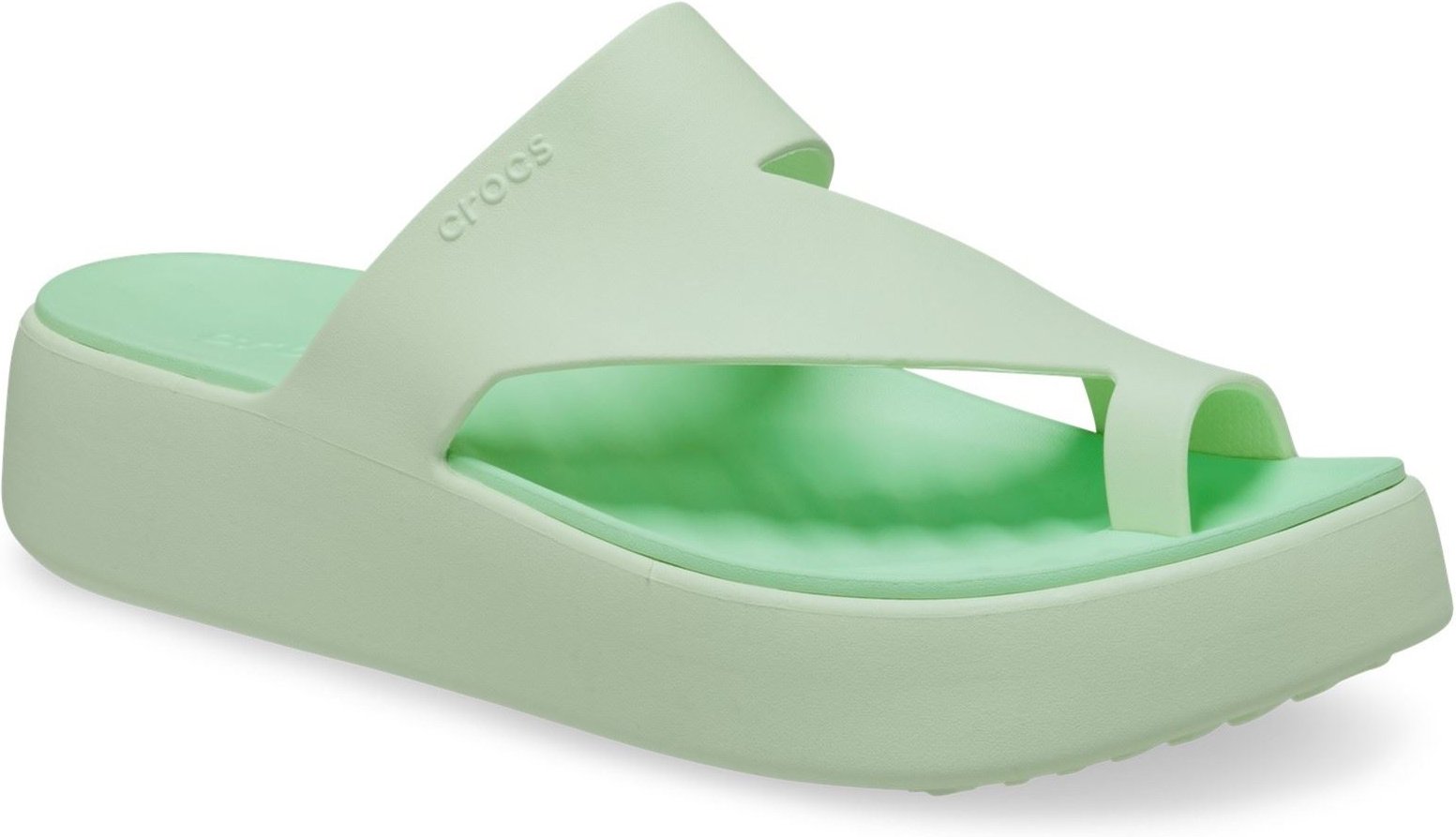 Crocs Getaway Plattform-Thermoplastische Damen-Sandalen in Jade-Tönung