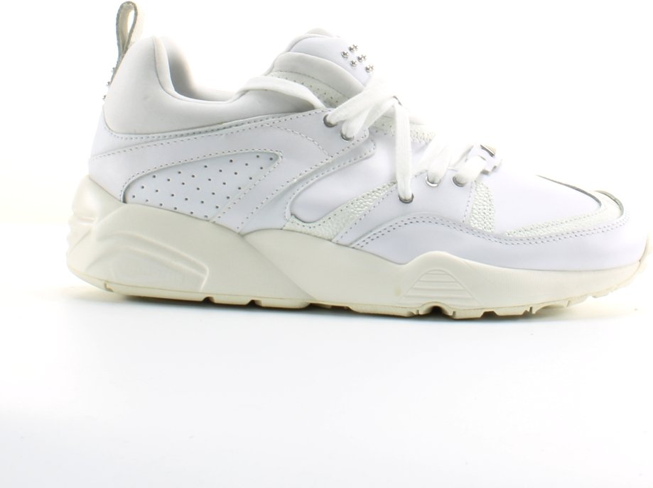 Puma Blaze des Glory Decor White Leder Womens Schnürsenzüge 360532 01