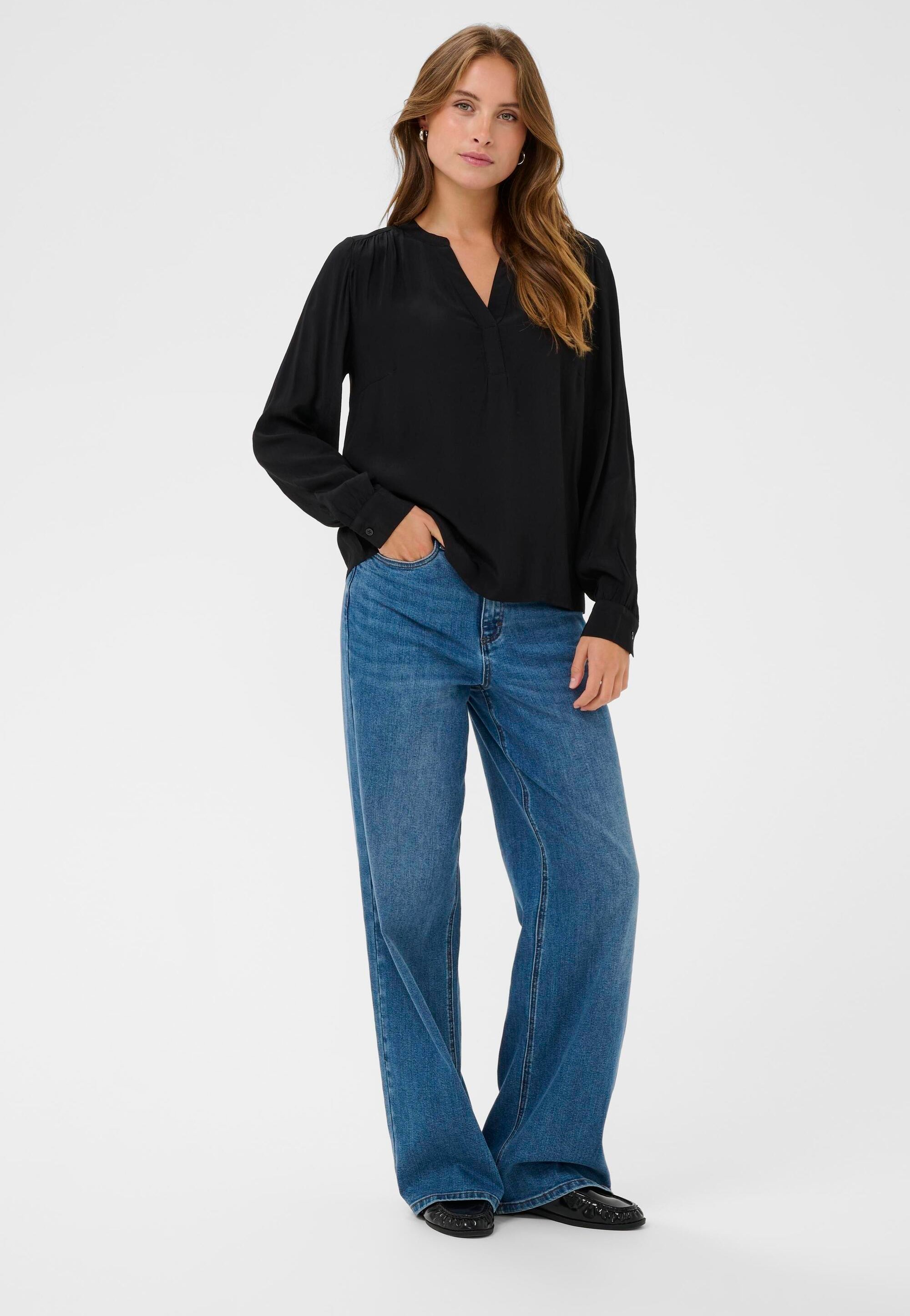 Langarm-Bluse KAemilia Langarm-Bluse Regular fit black