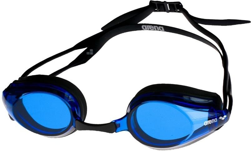 Arena - "Tracks" Transparent Schwimmbrille für Herren/Damen Unisex (Blau/Schwarz)