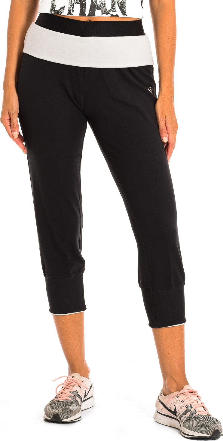 Damen Sportpiratenhose mit elastischer Taille Z1B00253