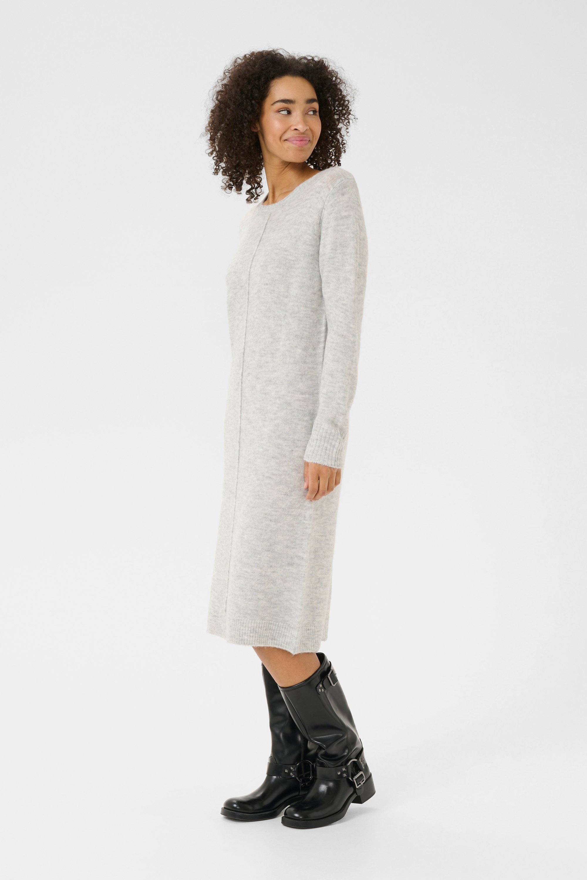 Thumbnail - Kleid Regular fit grey