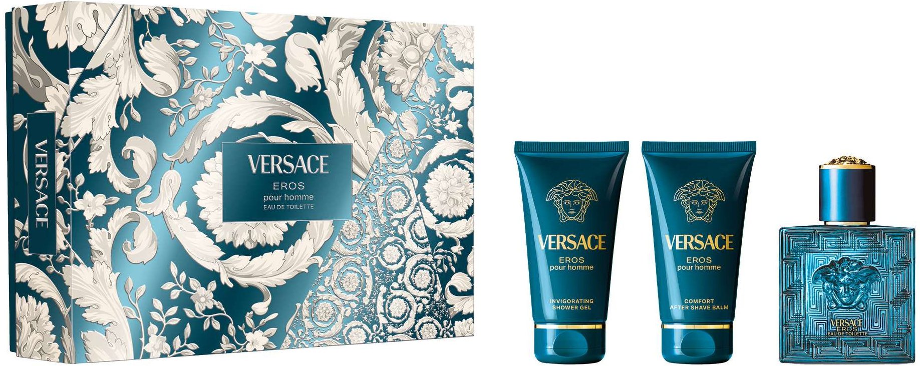Versace Eros Eau de Toilette Spray 50 ml Geschenkset für Männer