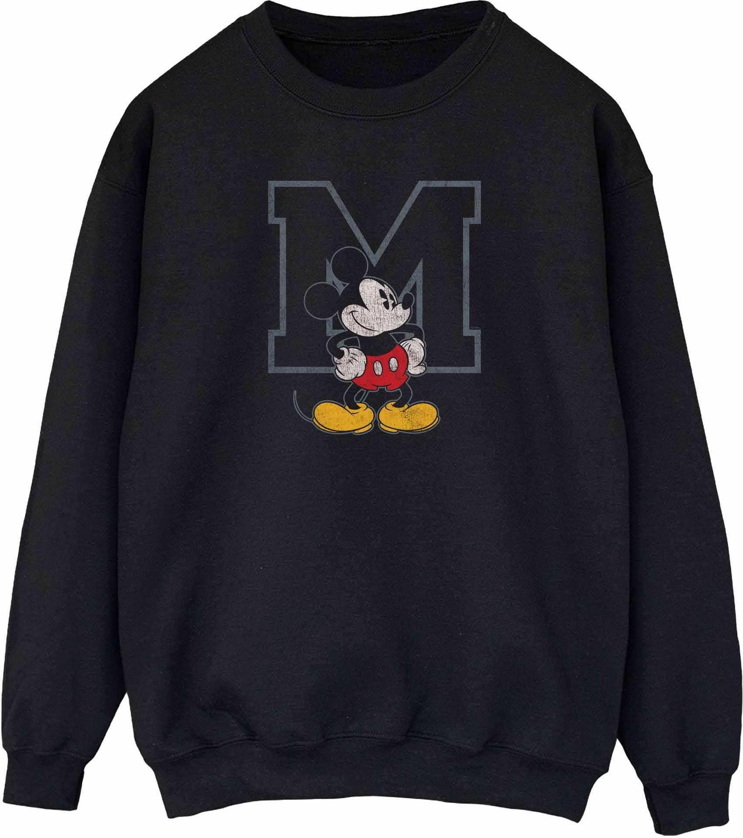 Disney Damen/Damen Classic M Mickey Mouse Sweatshirt (Schwarz)
