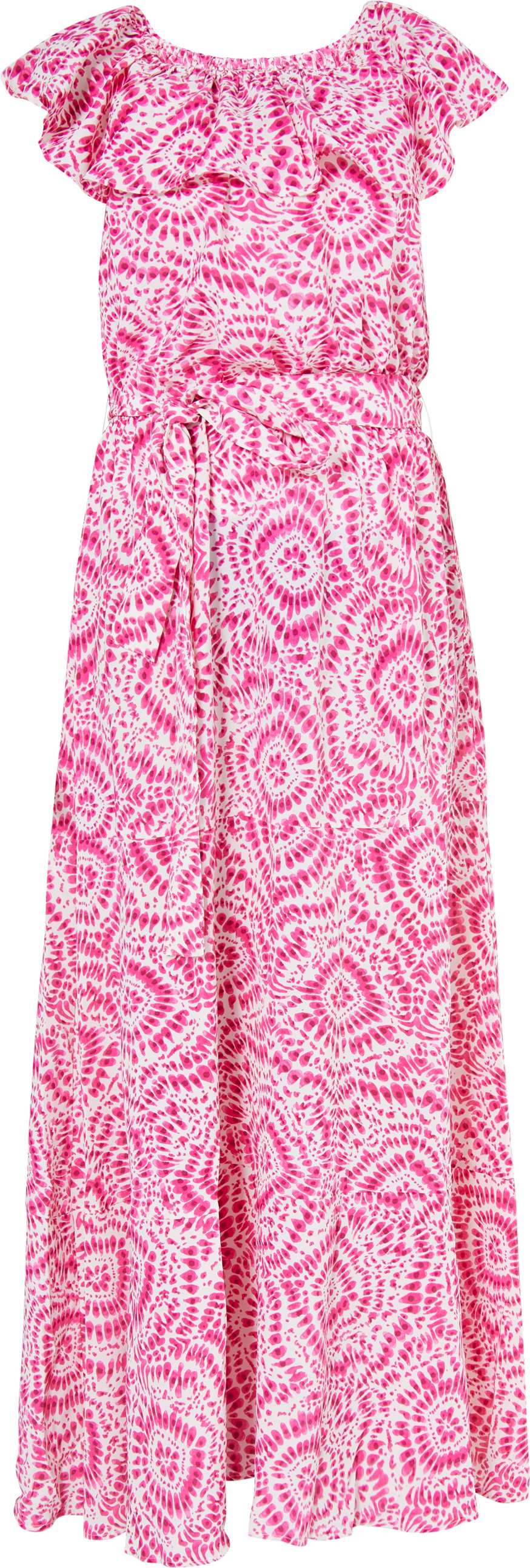IZIA Maxikleid mit Print Damen Rosa