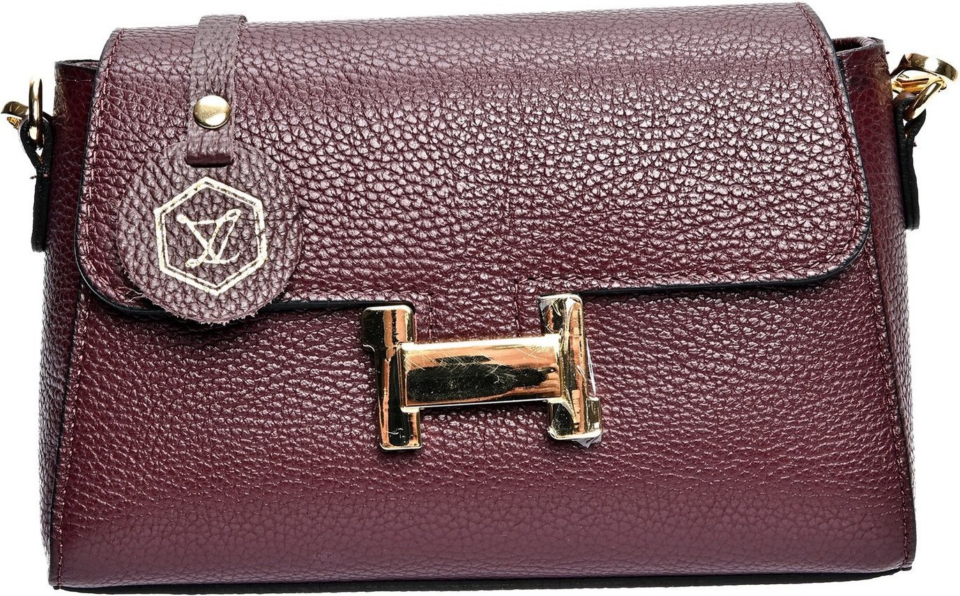 Luisa Vannini Violette Ledertasche