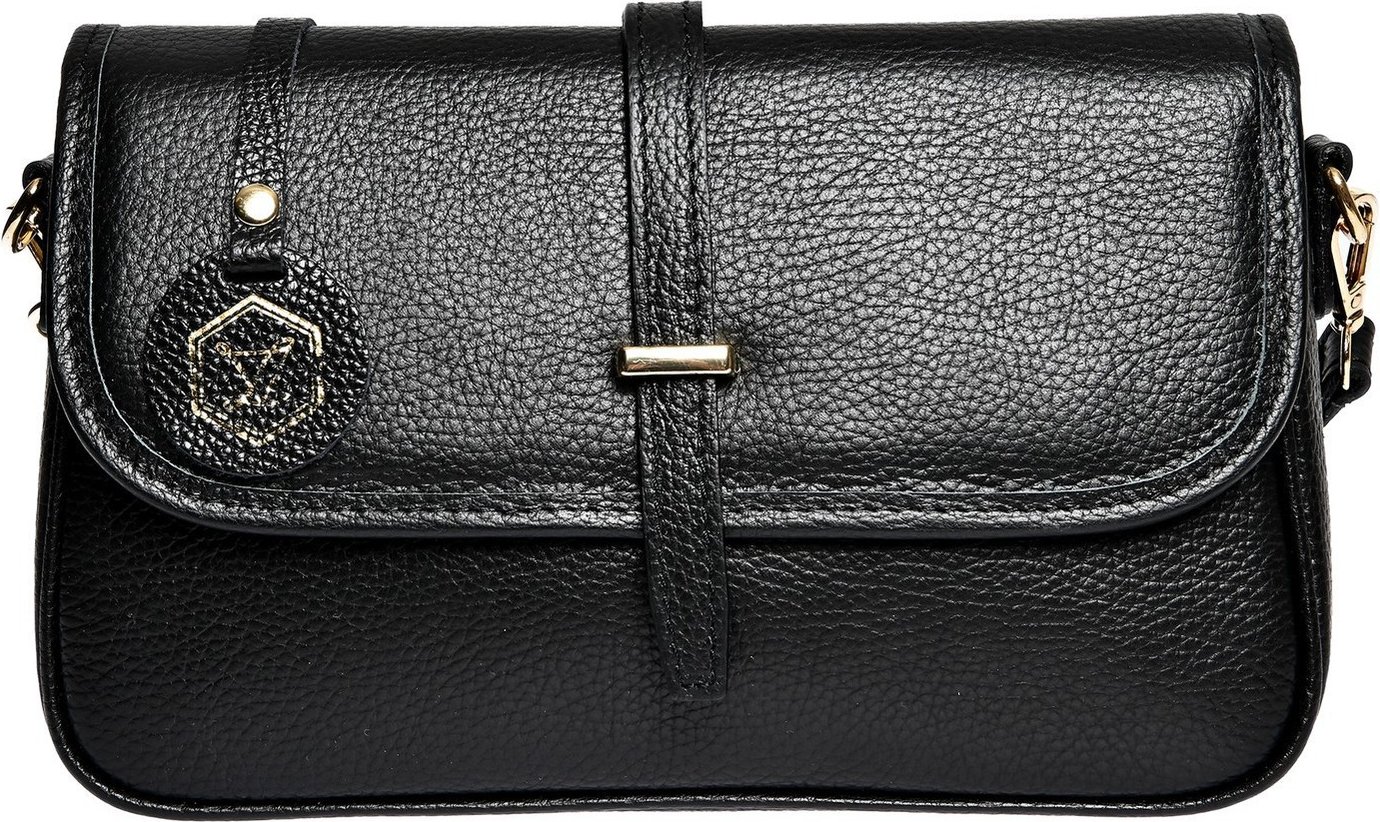 Luisa Vannini Schwarz Rindsledertasche