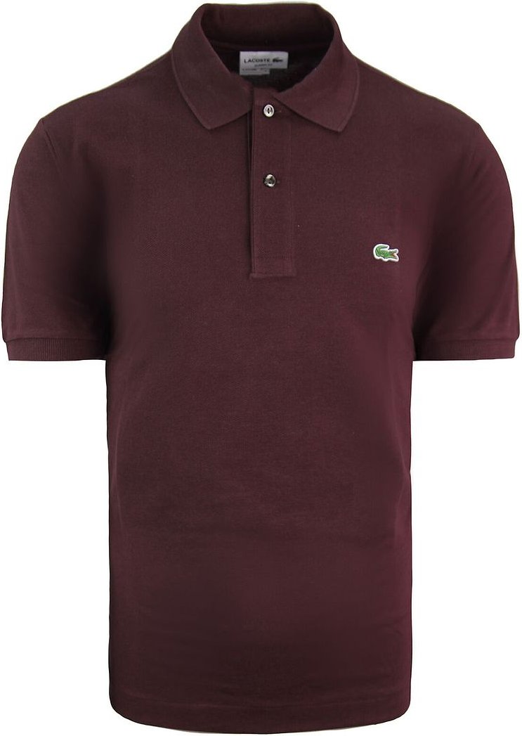 Lacoste Classic Fit Herren Burgunder Polo -Hemd