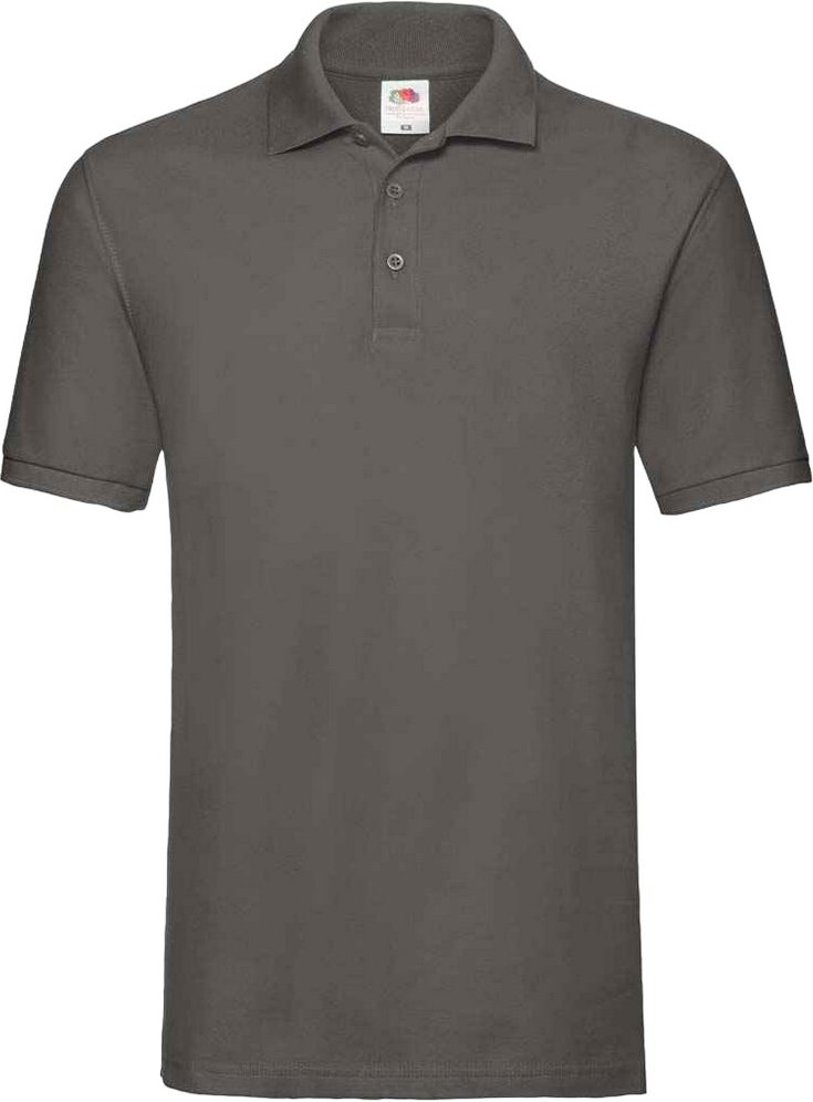Fruit of the Loom Herren Premium Baumwolle Pique Polo Shirt (Hellgrau)