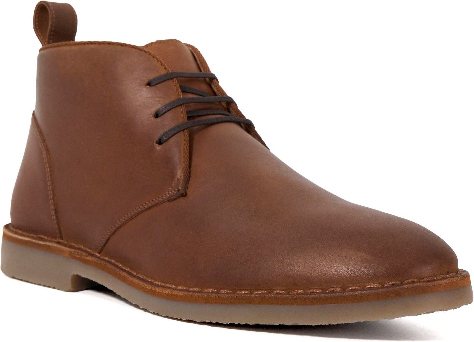Dune Cashed Wildleder Herren Chestnut Stiefeletten