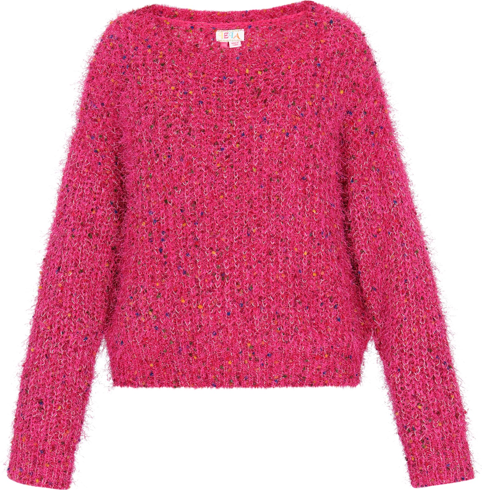 IZIA Pullover Frauen fuchsia mehrfarbig