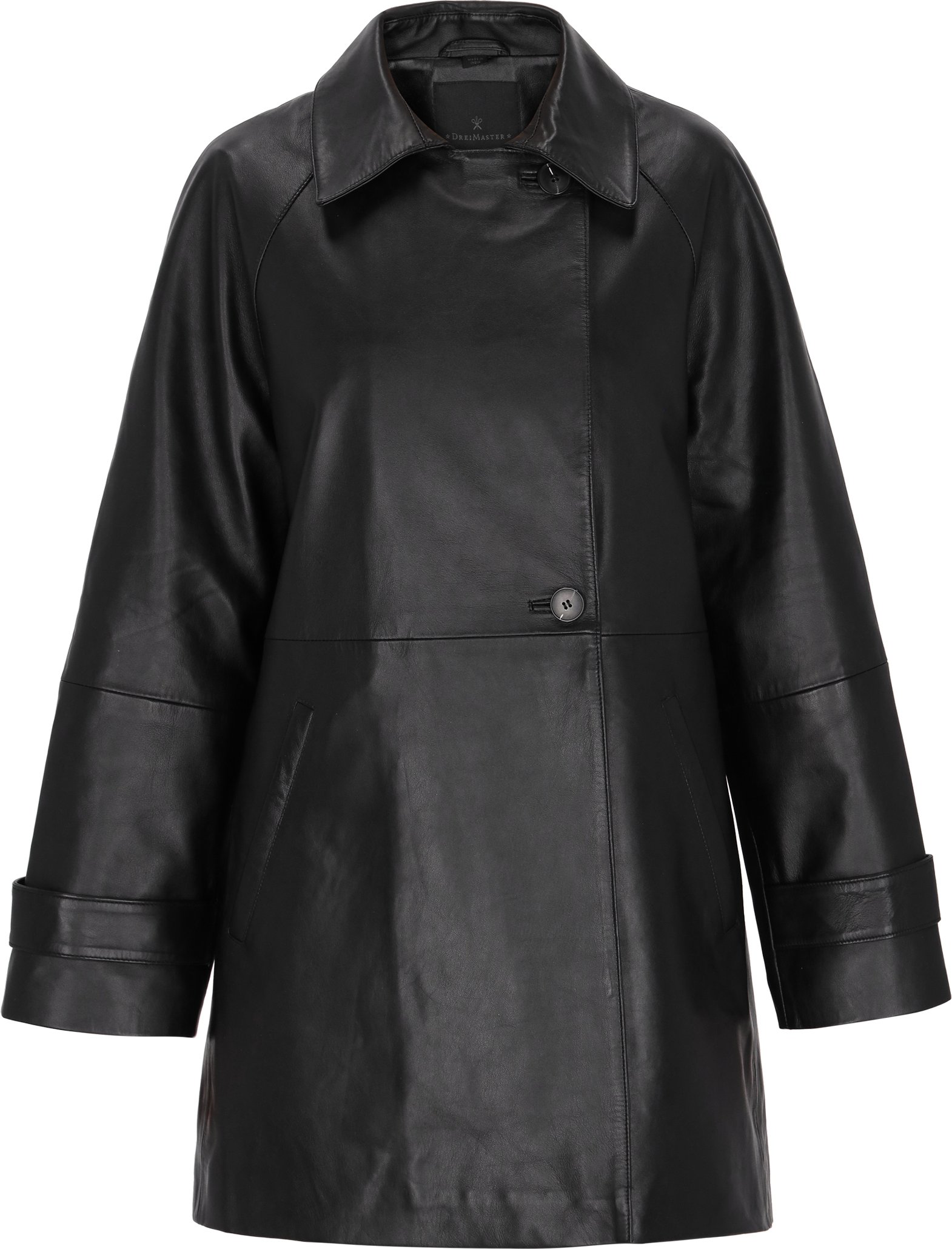 Dreimaster Mantel Frauen Schwarz