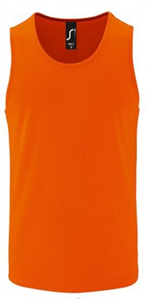 SOLS - Ärmelloses Oberteil für Herren (Neon Orange)