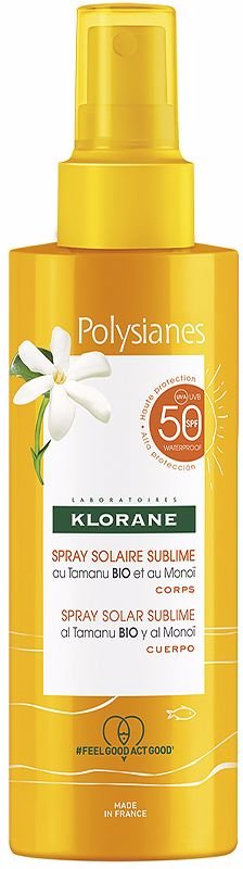 Polysianes Monoï Y Tamanu Bio Körper-sonnenspray Spf50 200 ml