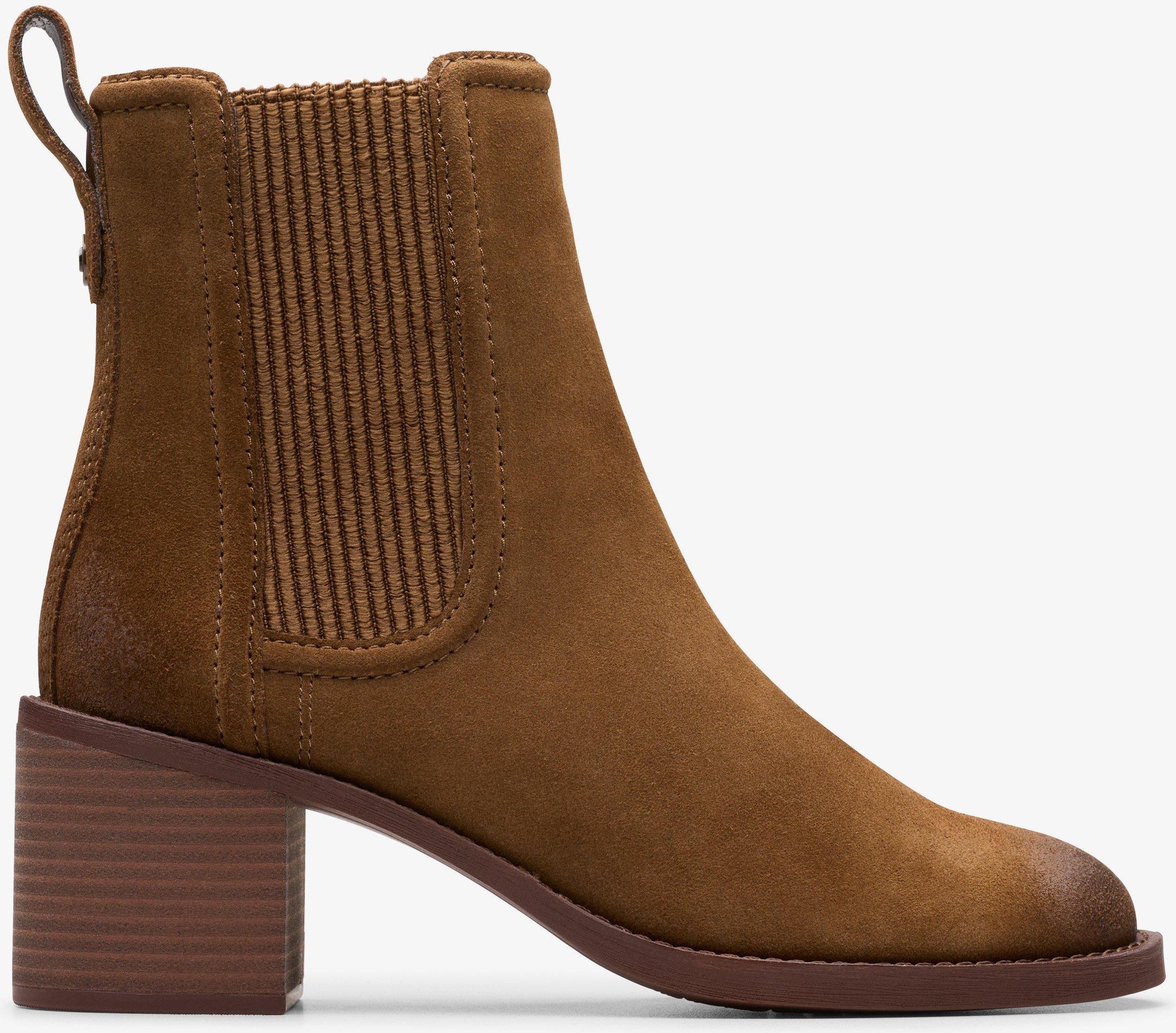 Chamberly Top Walnuss Wildlederstiefel