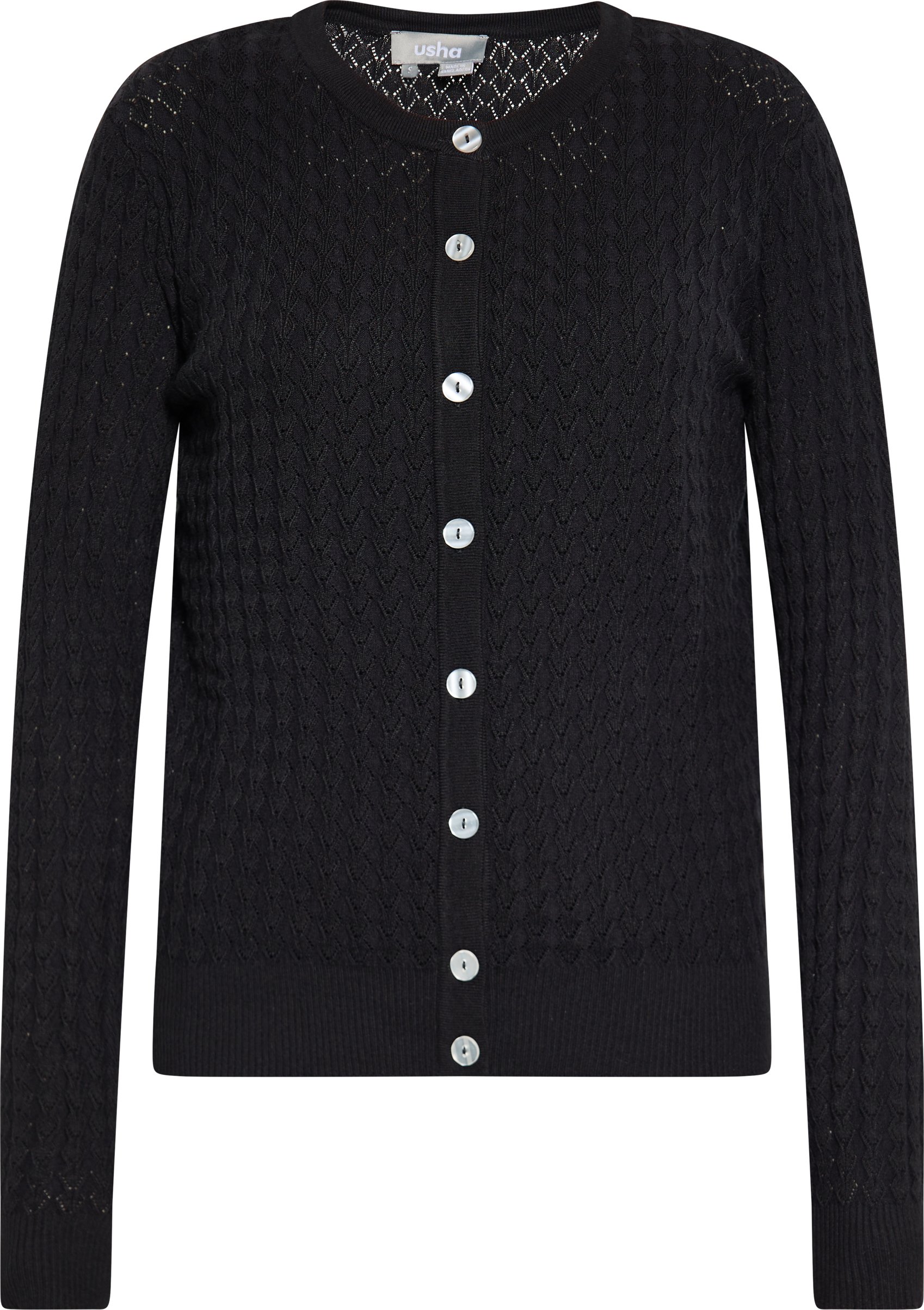 usha Strickjacke Damen schwarz