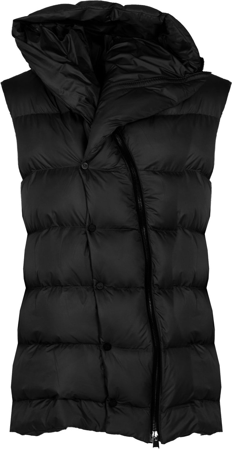 La Haine Inside Us Weste Down Vest Unisex Damen schwarz