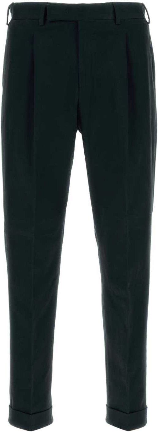 Schwarze Stretch-Cotton-Hose