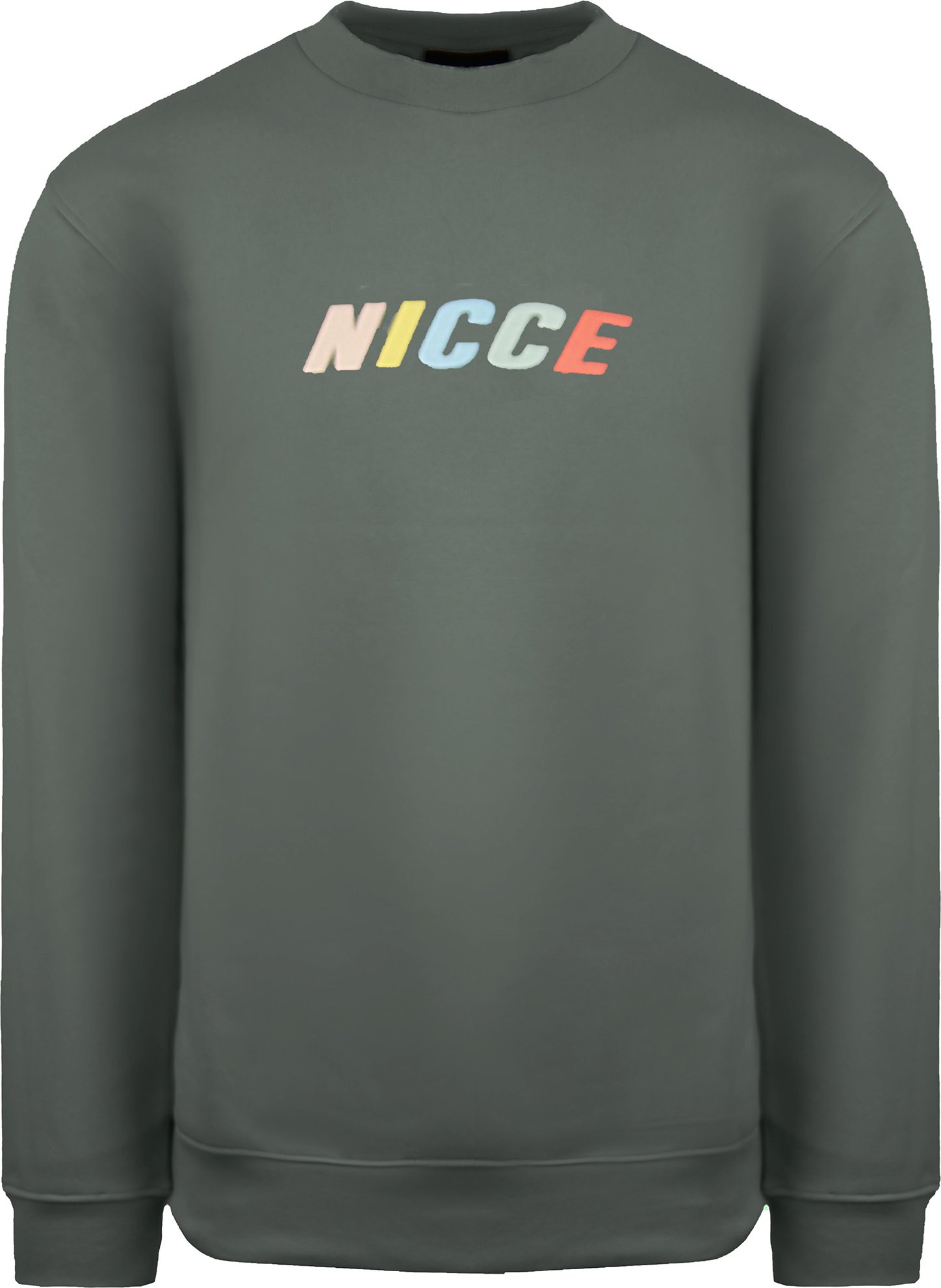 Nicce Crew Neck Langarm Pullover Grey Männer Myriad Sweatshirt 211 1 03 04 0329