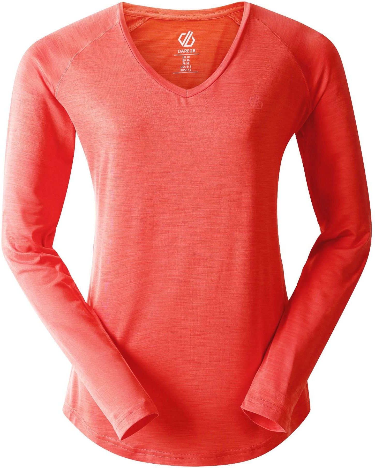 Dare 2B Damen Langarmshirt Discern (Pfirsichblüte)