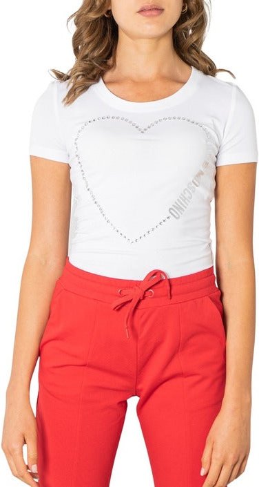 Love Moschino Damen T-Shirt in Weiß