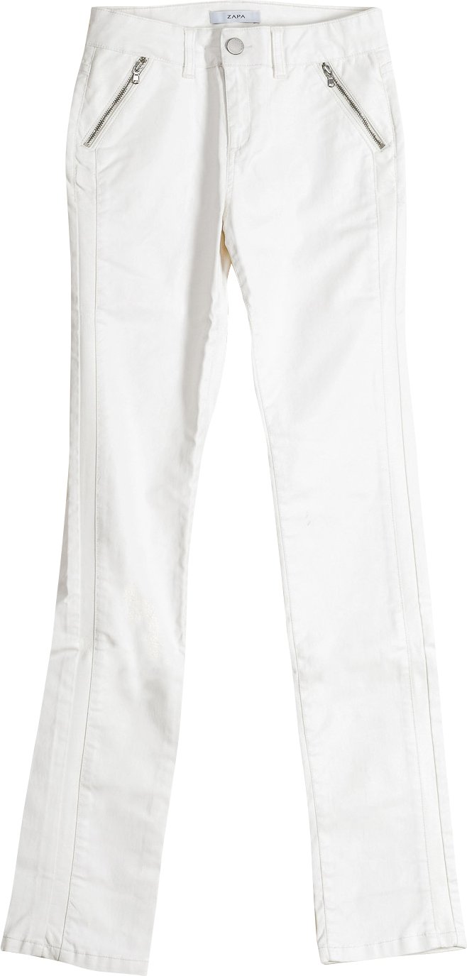 Lange gerade geschnittene Hose mit Saum AJEA10-A354 woman