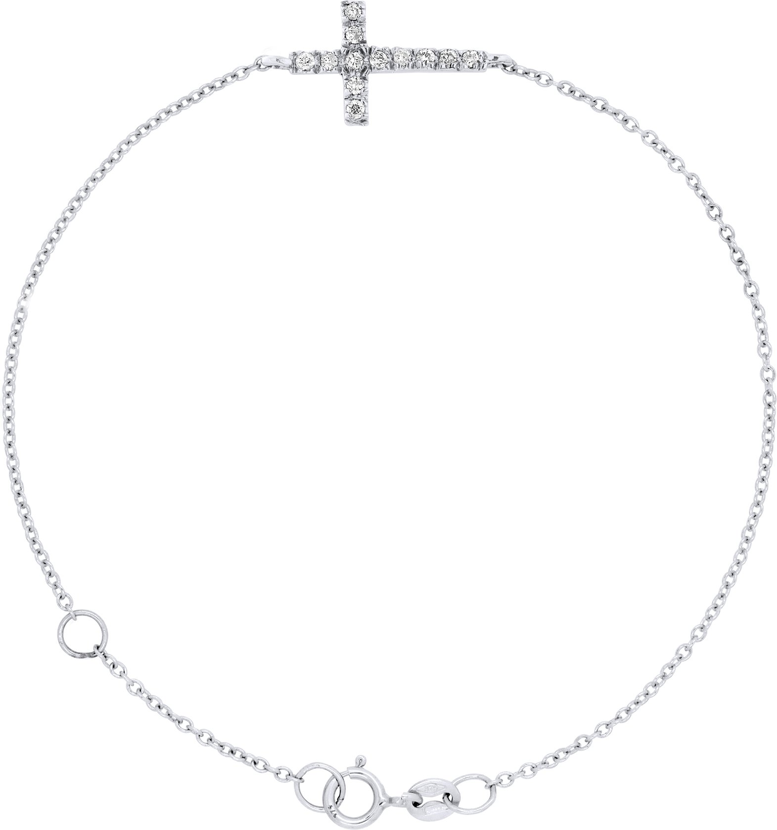 DIADEMA - Armband - Weißgold - Diamanten - Weiß